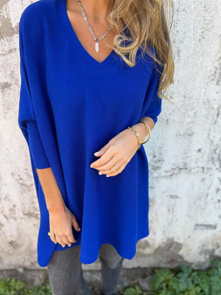 Carmen™ - Gemütlicher Oversize-Pullover mit V-Ausschnitt