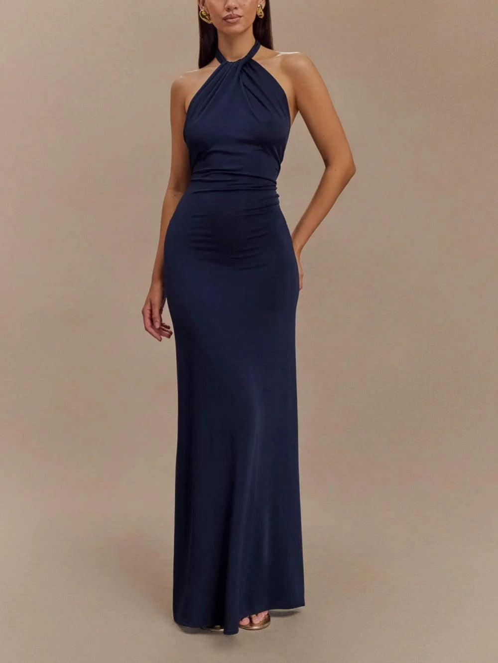 Celestina™ – Neckholder-Maxikleid