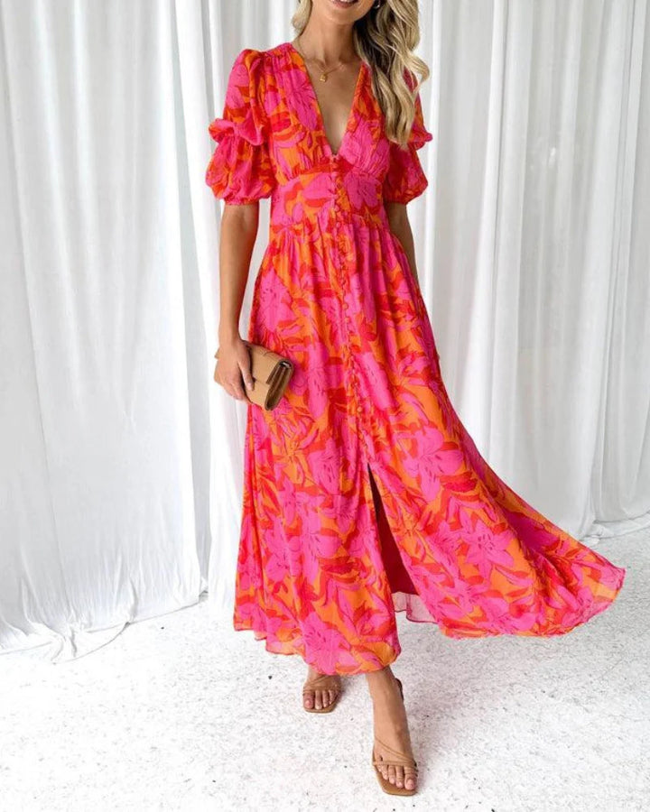 Derana - Maxirobe in Rouge Rose