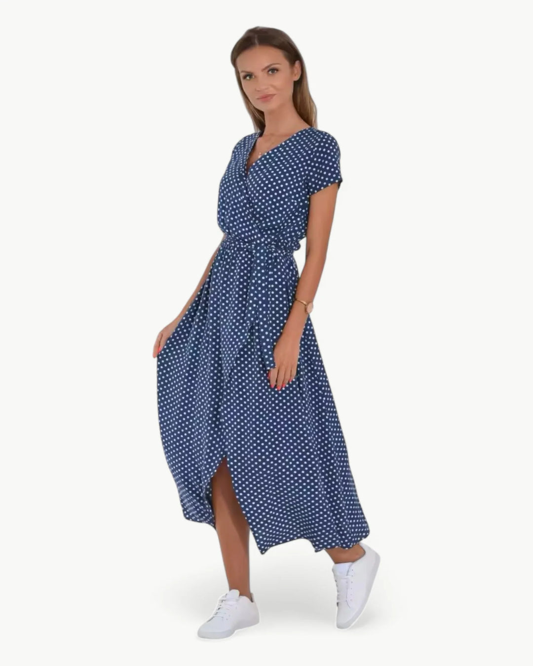 Celina™ – Lebendiges Sommerkleid mit V-Ausschnitt