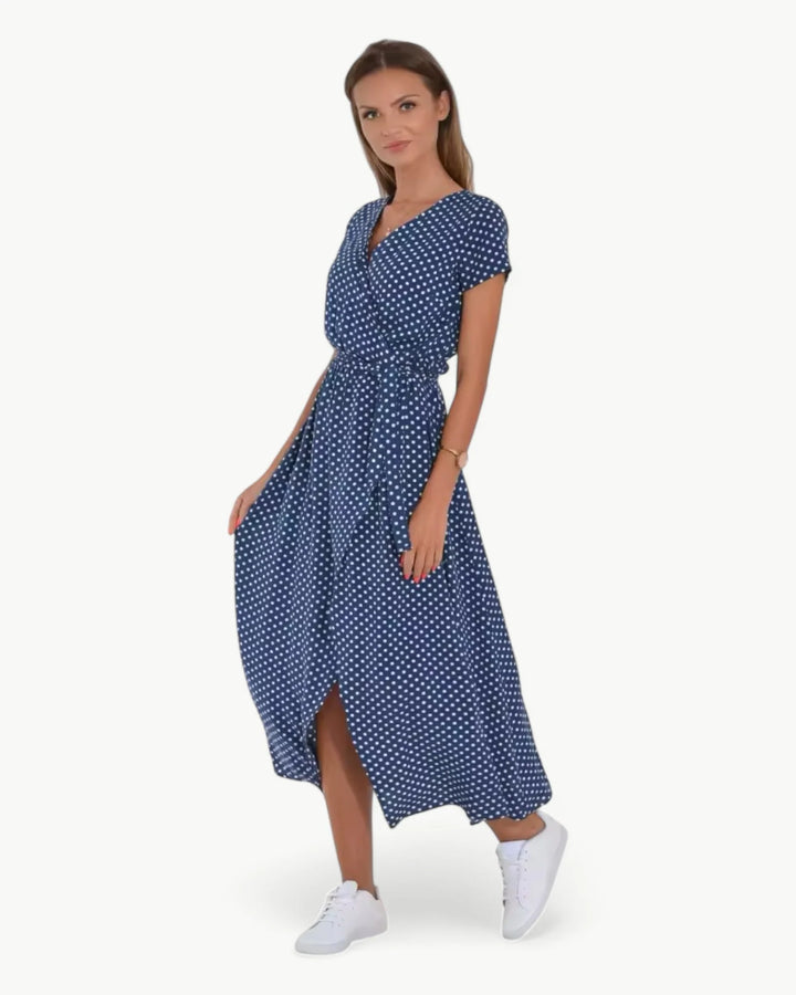 Celina™ – Lebendiges Sommerkleid mit V-Ausschnitt