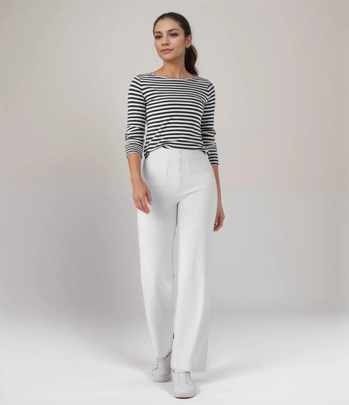 Elisha - Elastische broek met hoge taille - 1+1 kostenlos