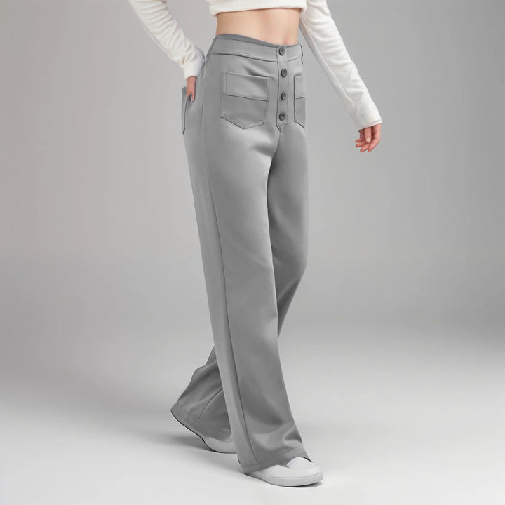 Elisha - Elastische broek met hoge taille - 1+1 kostenlos