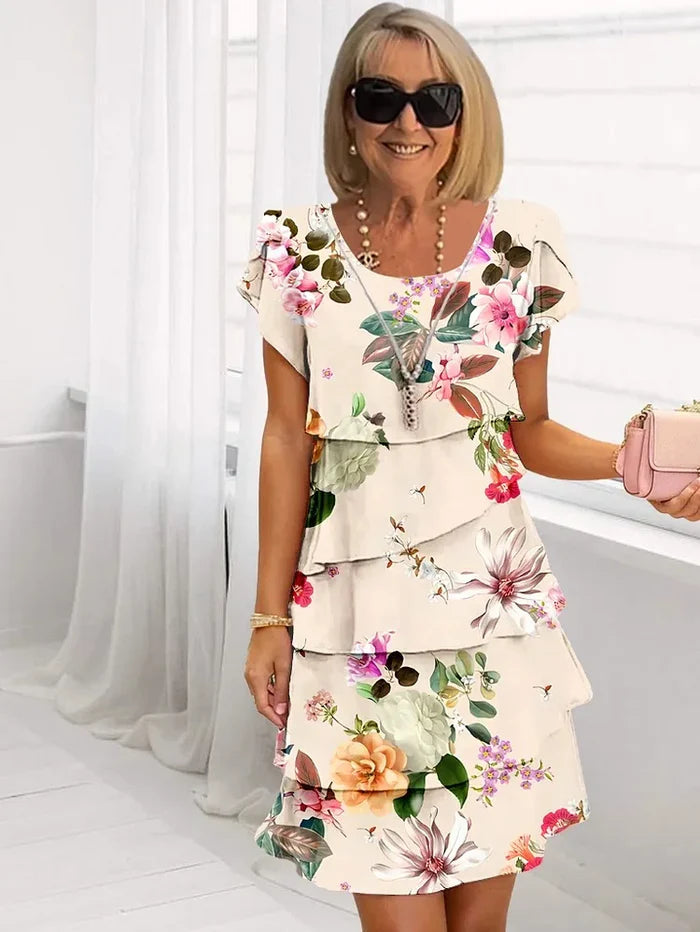 Emilie™ - Elegantes Maxikleid mit Blumenmuster