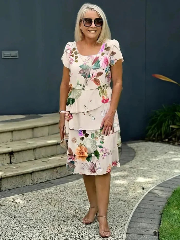 Emilie™ - Elegantes Maxikleid mit Blumenmuster