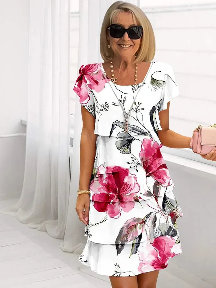 Emilie™ - Elegantes Maxikleid mit Blumenmuster
