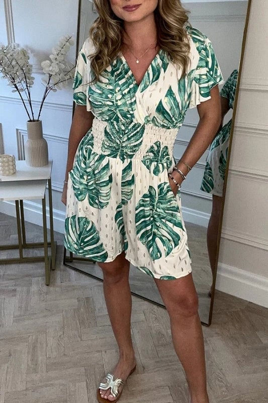Florace - Unkomplizierter Chic: Hosenanzug mit Blumenmuster für jede Gelegenheit