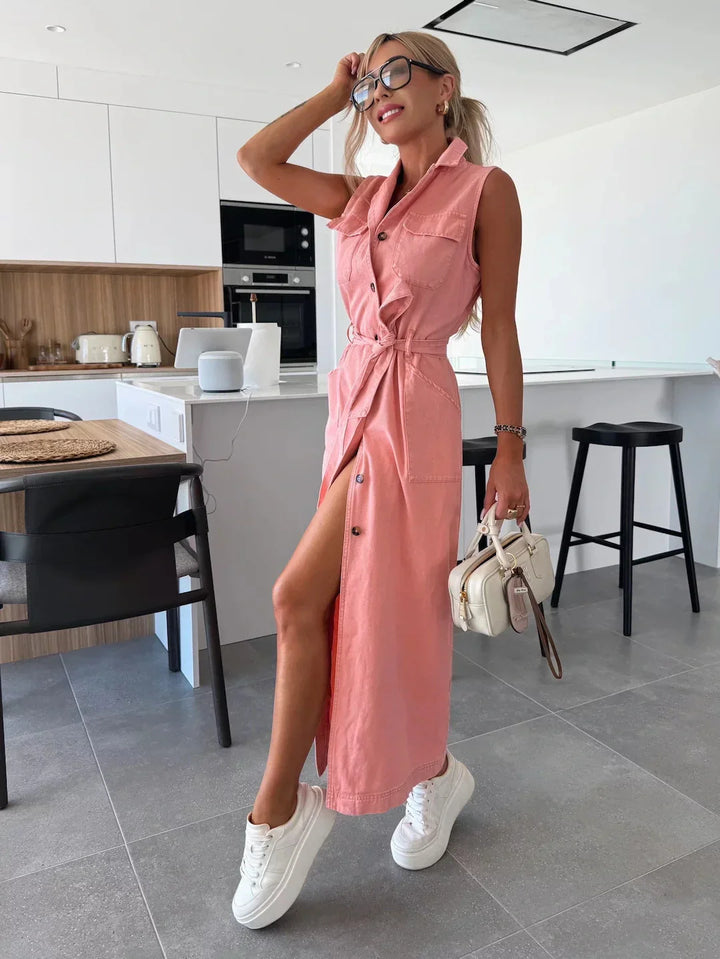 Giselle™ - Maxi-Jeanskleid