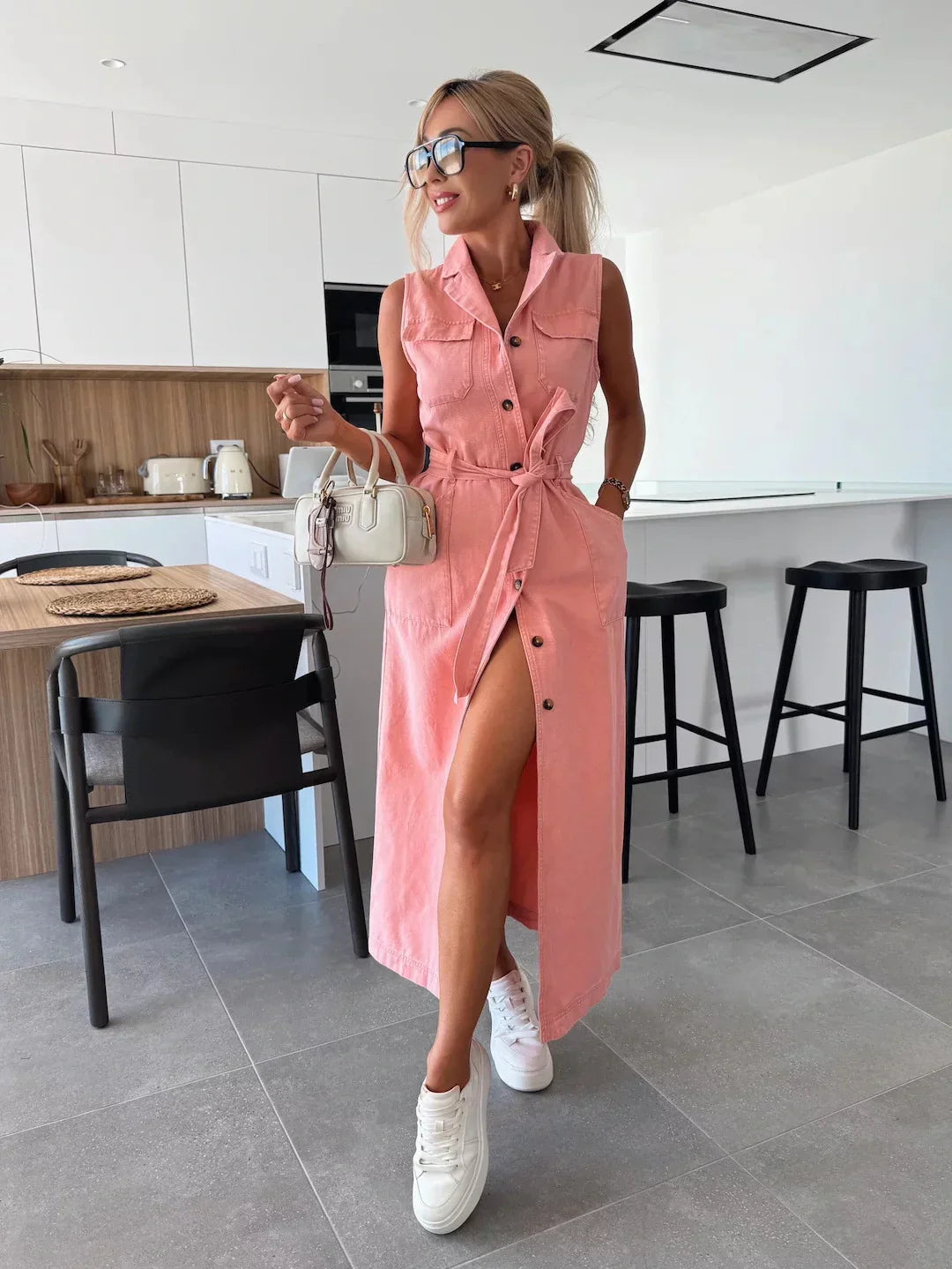 Giselle™ - Maxi-Jeanskleid