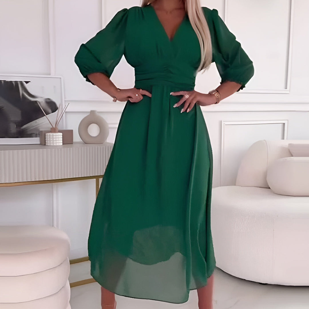 Chiara™ - Elegante Sommerkleid aus ultraleichtem Seidenchiffon