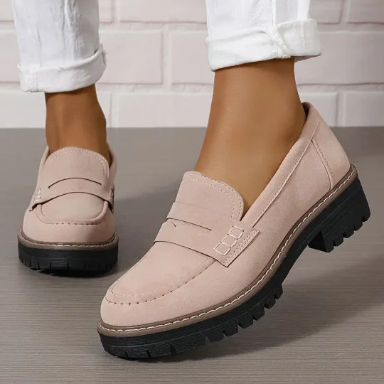 Jennifer™ Klassische Loafers aus Wildleder
