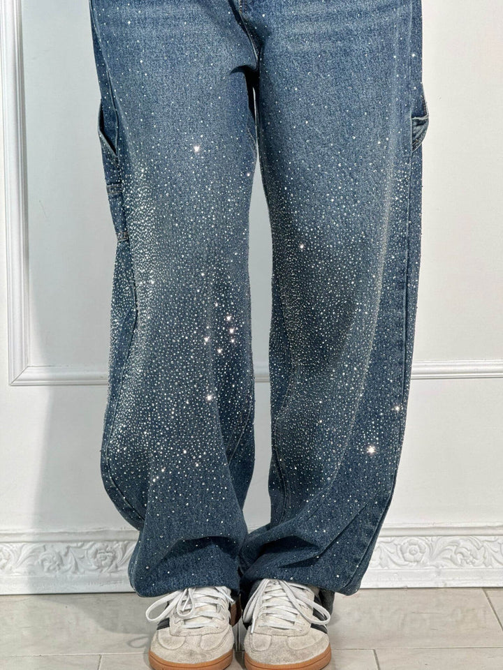 Johanna™ – Weite Hose mit hohem Bund und Knopftaschen