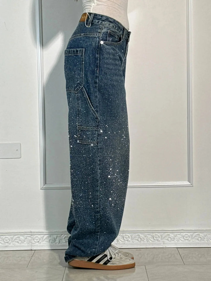 Johanna™ – Weite Hose mit hohem Bund und Knopftaschen