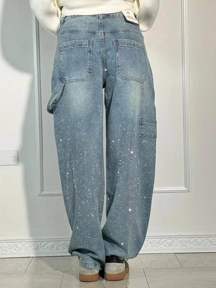 Johanna™ – Weite Hose mit hohem Bund und Knopftaschen