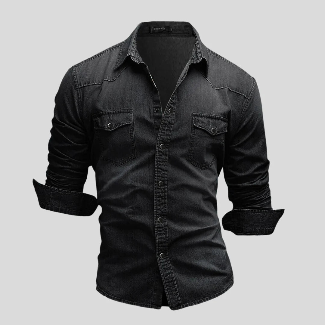 Lex™ - Modernes Jeanshemd