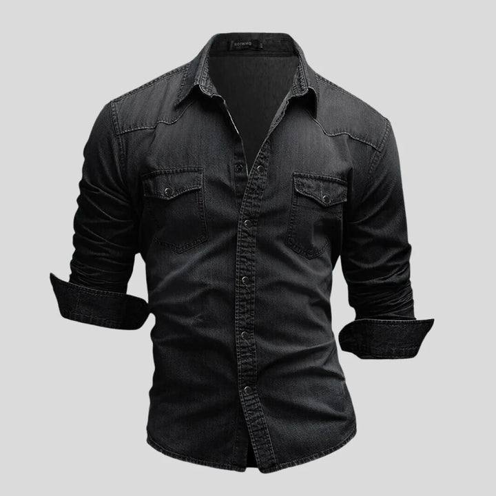 Lex™ - Modernes Jeanshemd