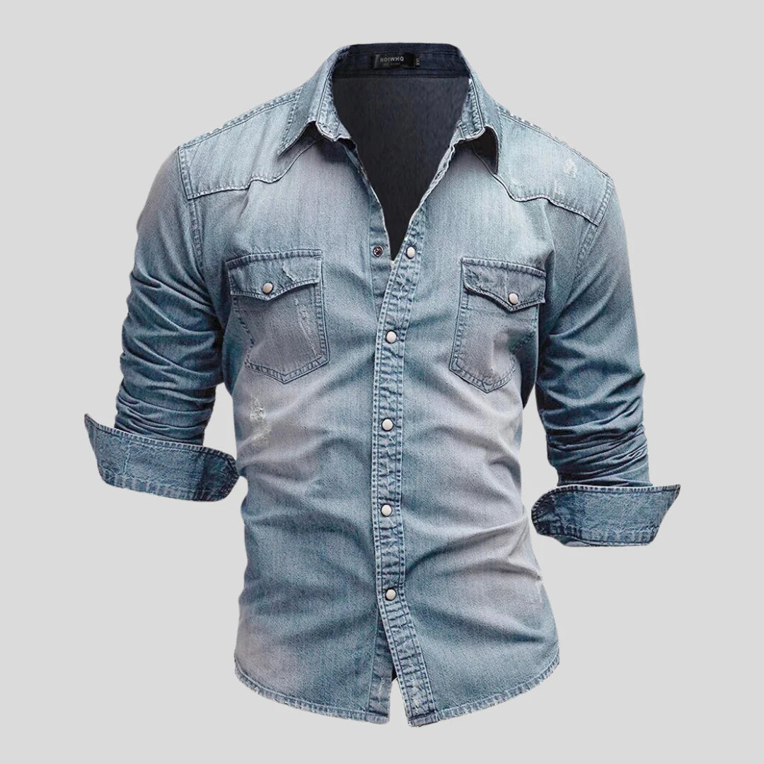 Lex™ - Modernes Jeanshemd