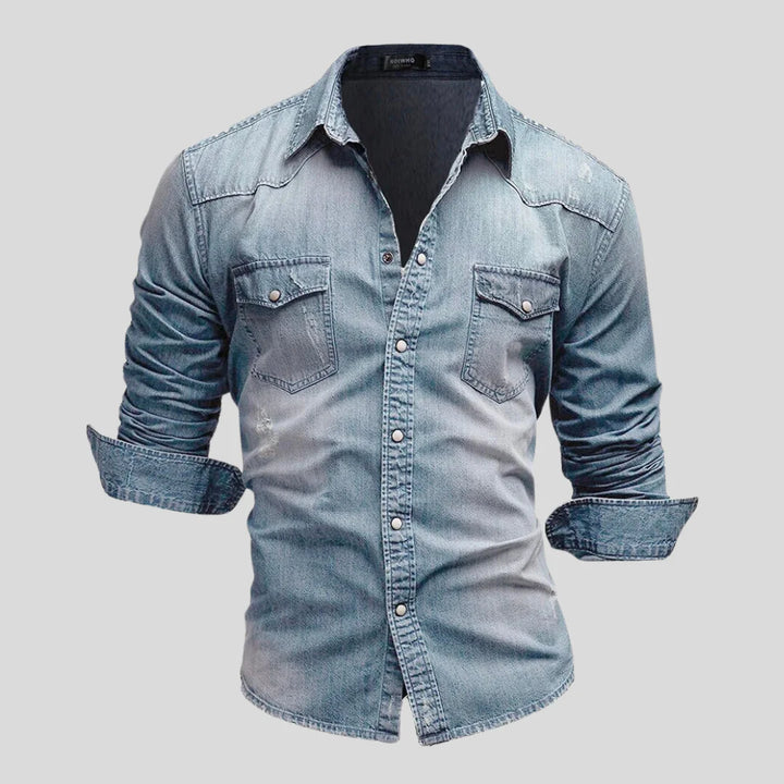 Lex™ - Modernes Jeanshemd