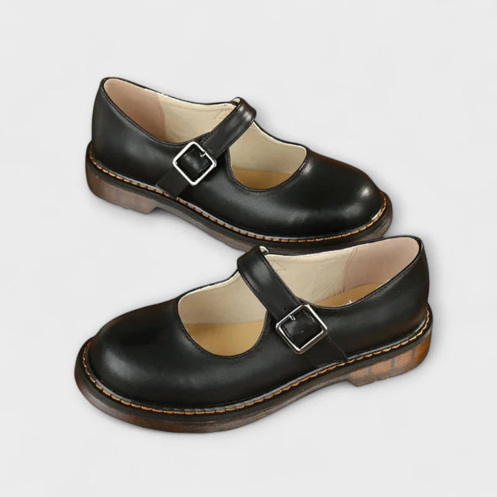 Lilly-Anna™ - Damen Vintage Mary Jane Schuhe
