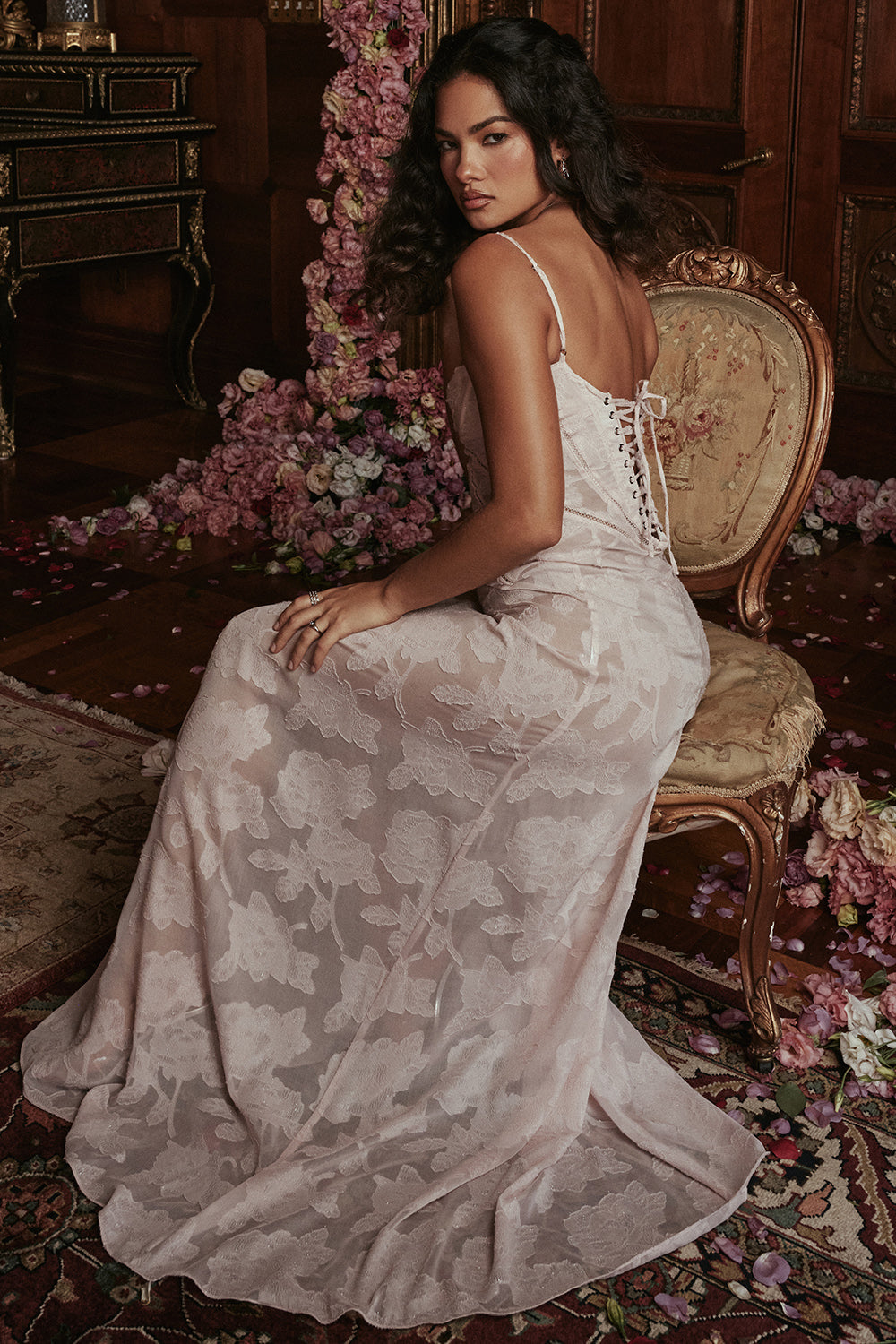 Paulette™ - Elegantes langes Kleid mit Korsett