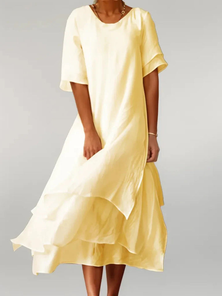 Louisa™ - Das zeitlose lange Baumwollkleid