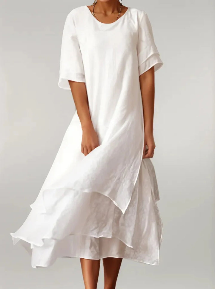 Louisa™ - Das zeitlose lange Baumwollkleid