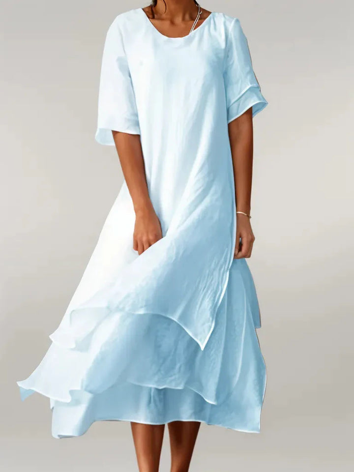 Louisa™ - Das zeitlose lange Baumwollkleid