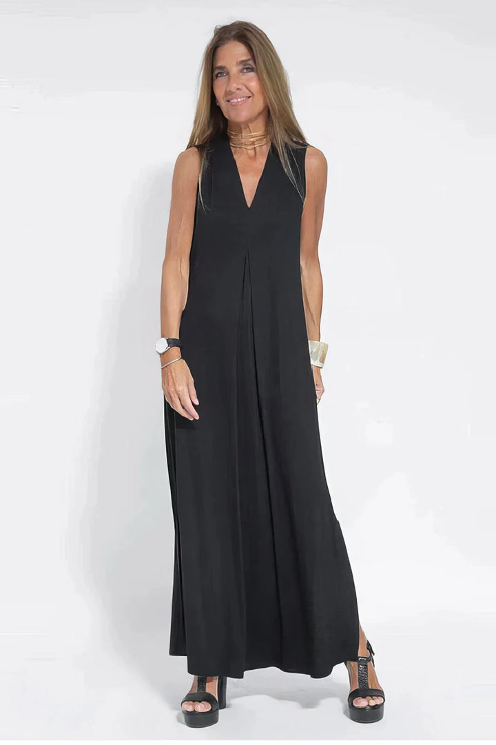 Nicole™ – Elegantes Maxikleid mit passender Strickjacke