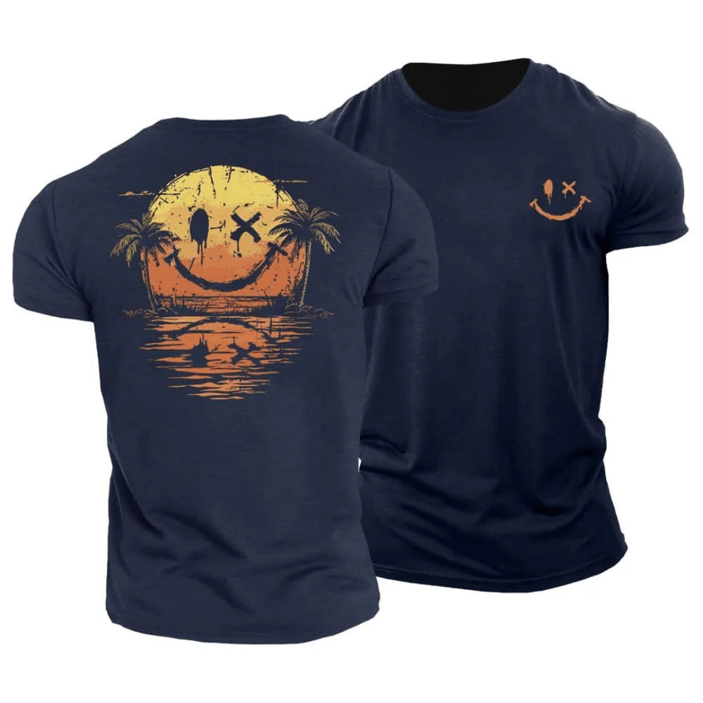Sammi™ - Sommer-Smiley-Meer-T-Shirt