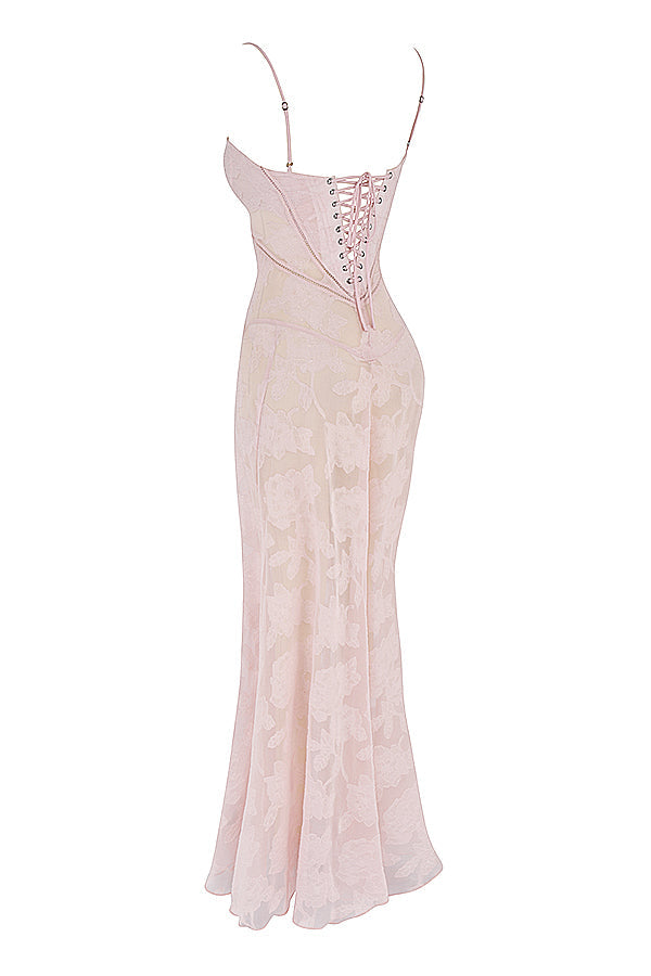 Paulette™ - Elegantes langes Kleid mit Korsett