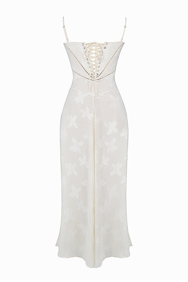 Paulette™ - Elegantes langes Kleid mit Korsett