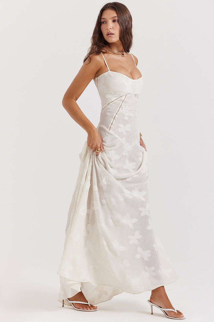 Paulette™ - Elegantes langes Kleid mit Korsett