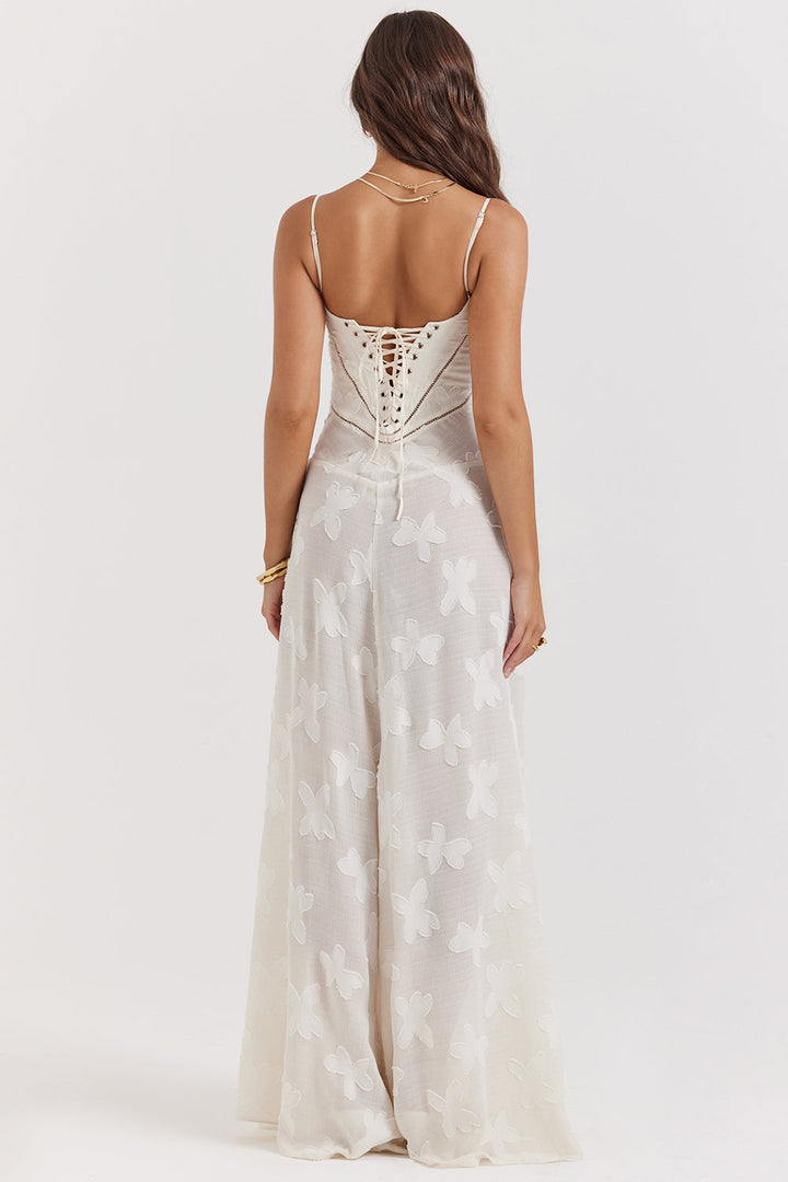 Paulette™ - Elegantes langes Kleid mit Korsett