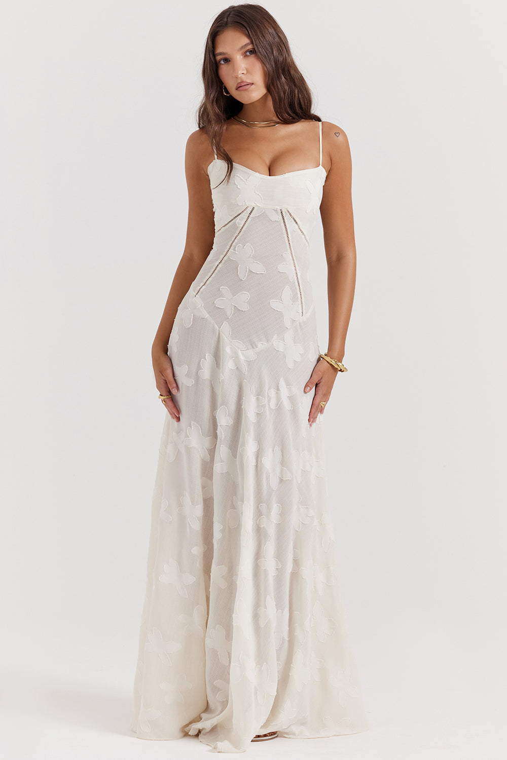 Paulette™ - Elegantes langes Kleid mit Korsett