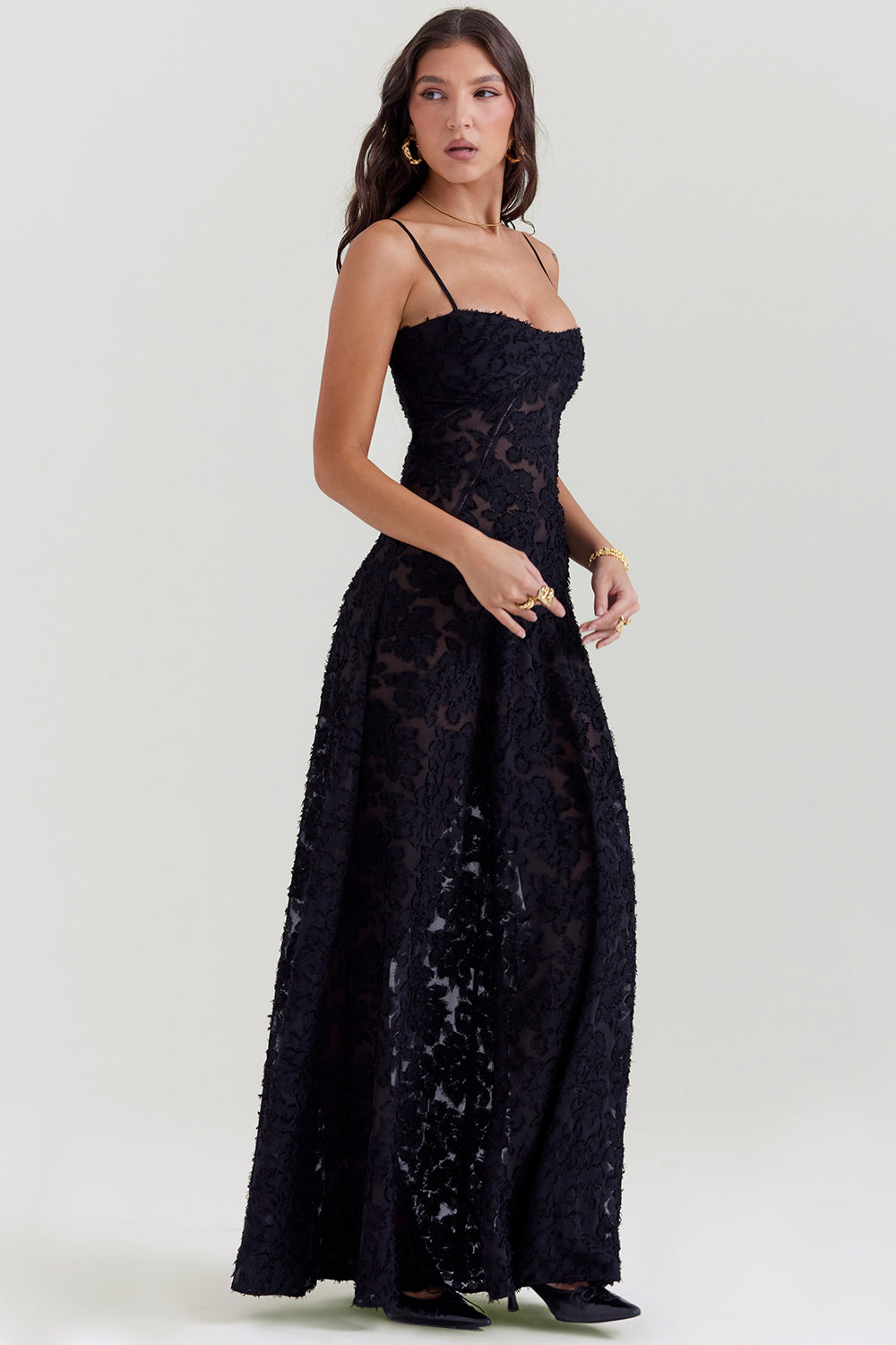 Paulette™ - Elegantes langes Kleid mit Korsett