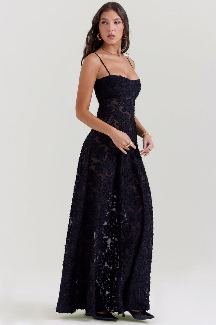 Paulette™ - Elegantes langes Kleid mit Korsett