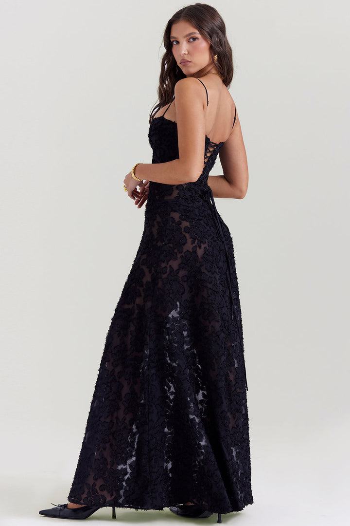 Paulette™ - Elegantes langes Kleid mit Korsett