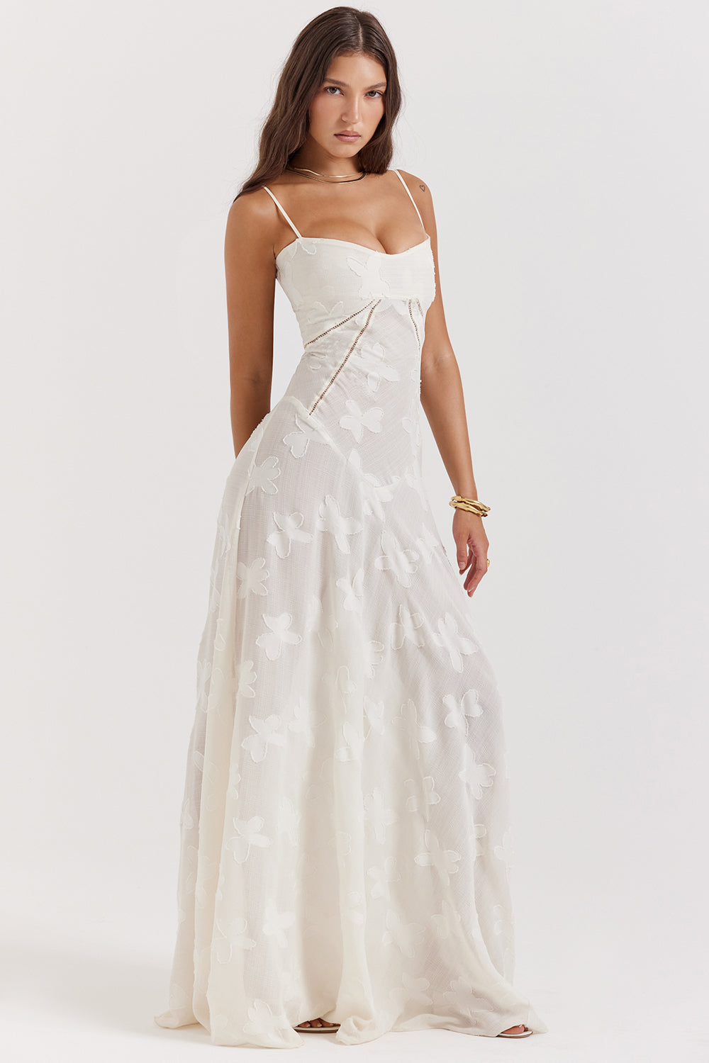 Paulette™ - Elegantes langes Kleid mit Korsett