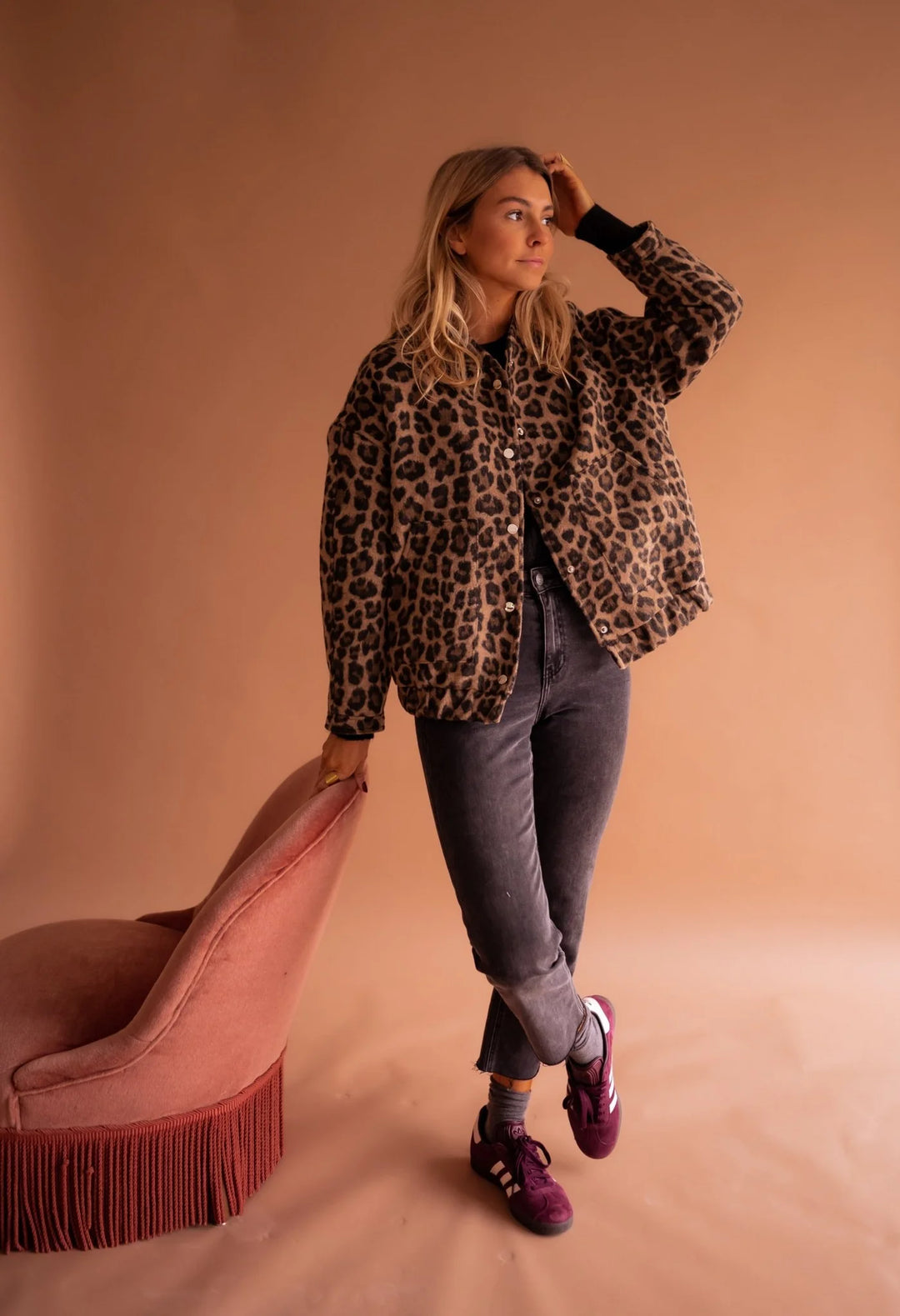 Celeste™ - Jacke mit wildem Leopardenmuster