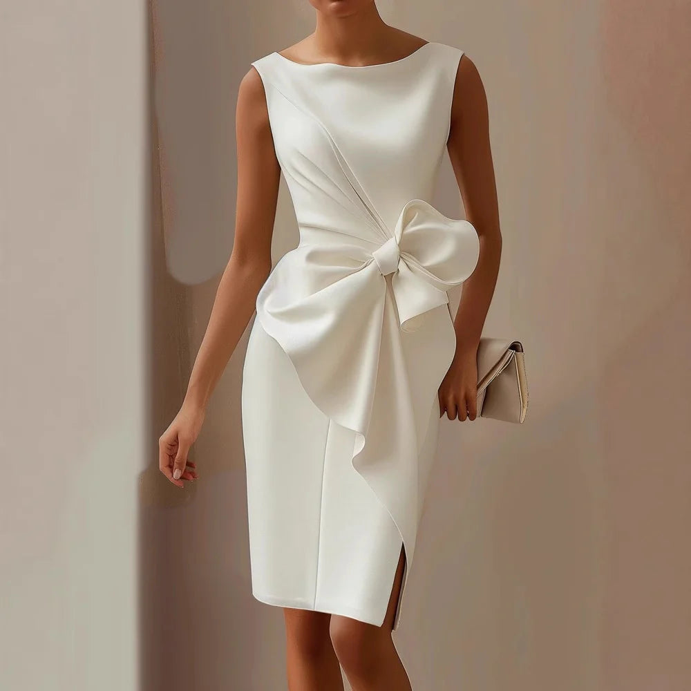 Athena™ – Elegantes Kleid mit Fliege